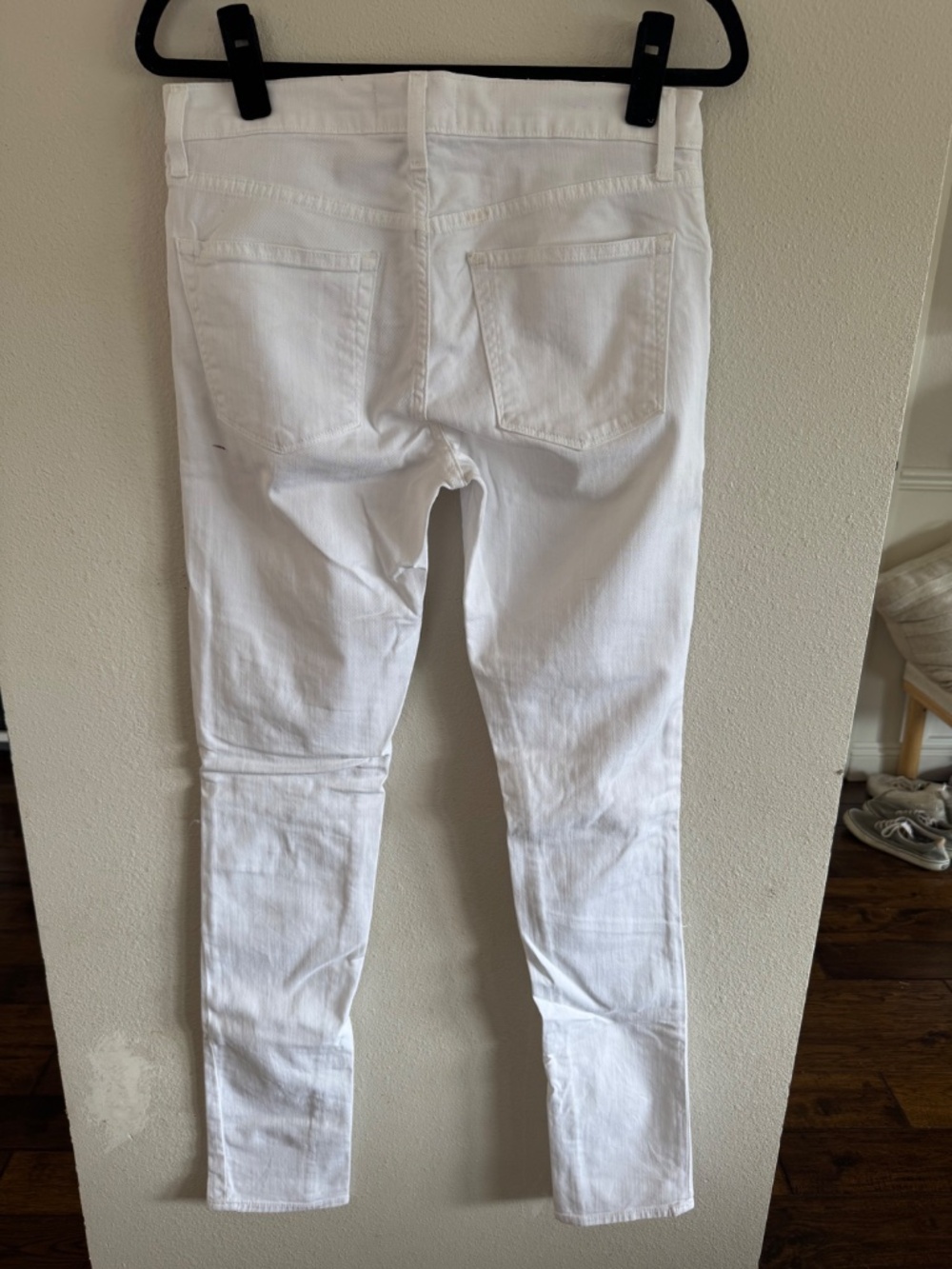 J Brand White Distressed Skinny Jeans Size 30 - Picture 5 of 11